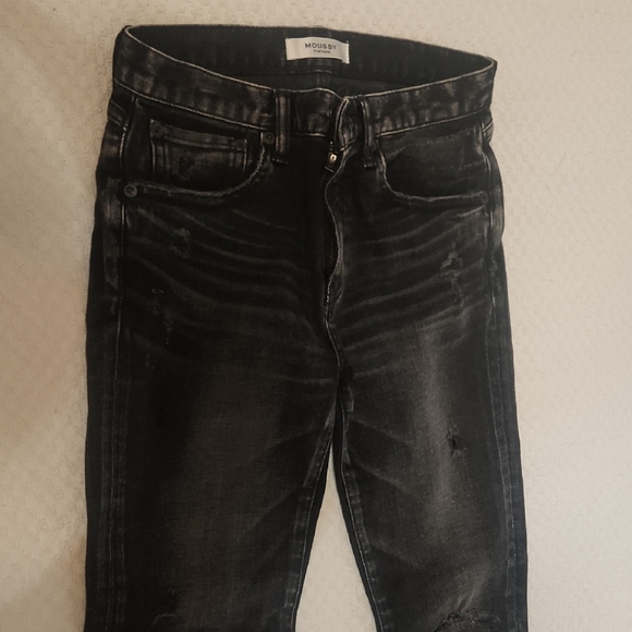 Moussy Charcoal Skinny Jeans For Women